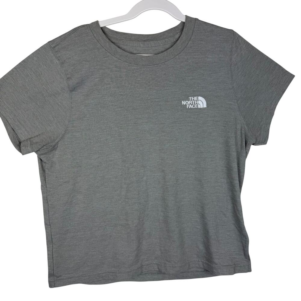 The North Face Active Casual Performance Lifestyle Tee Shirt Womens Size M Gray